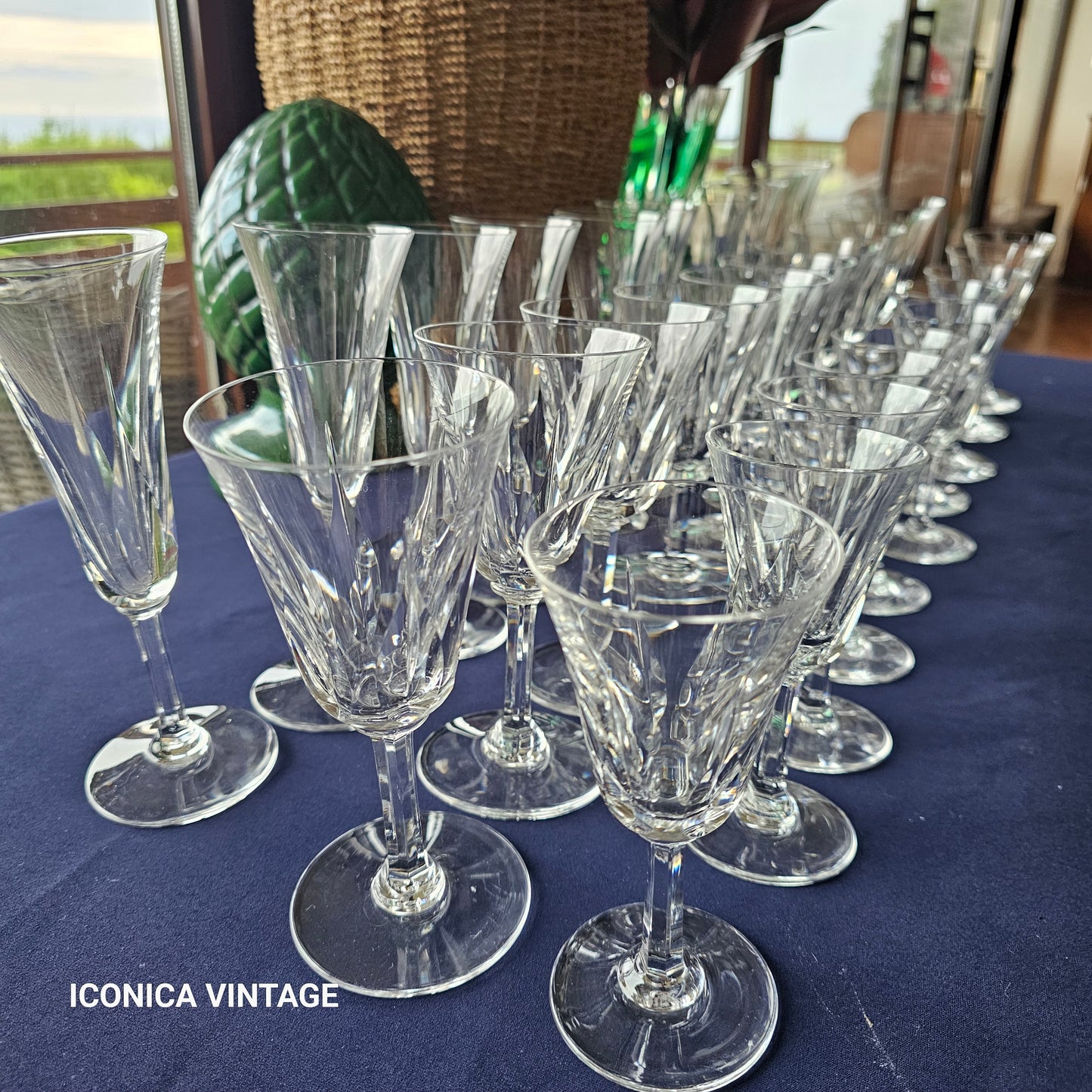 Cristalería Saint Louis modelo Cerdagne, para 10