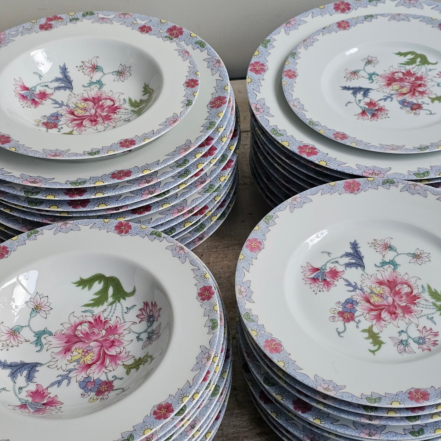 La vajilla de las peonías de Haviland