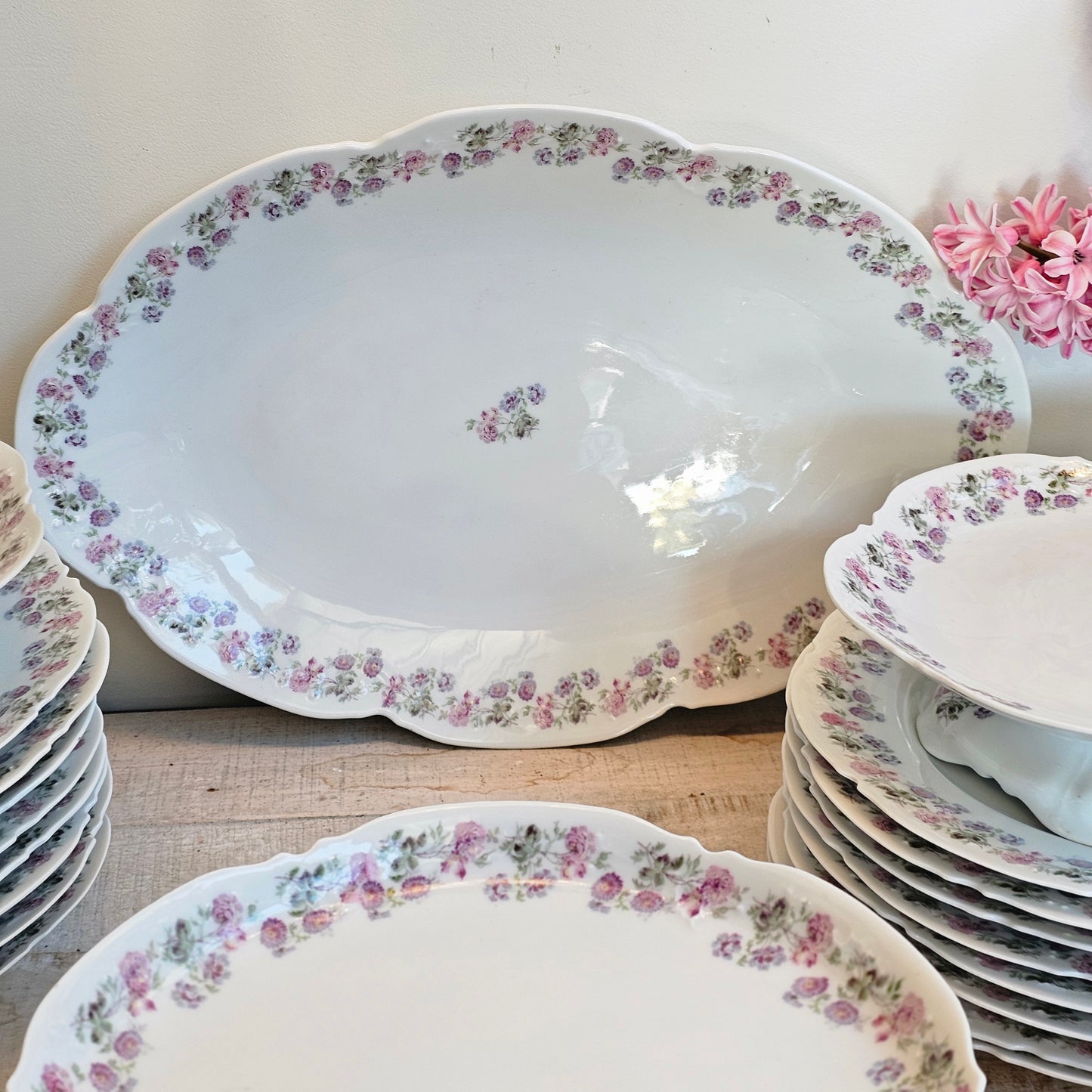 La vajilla petite fleurs de Limoges