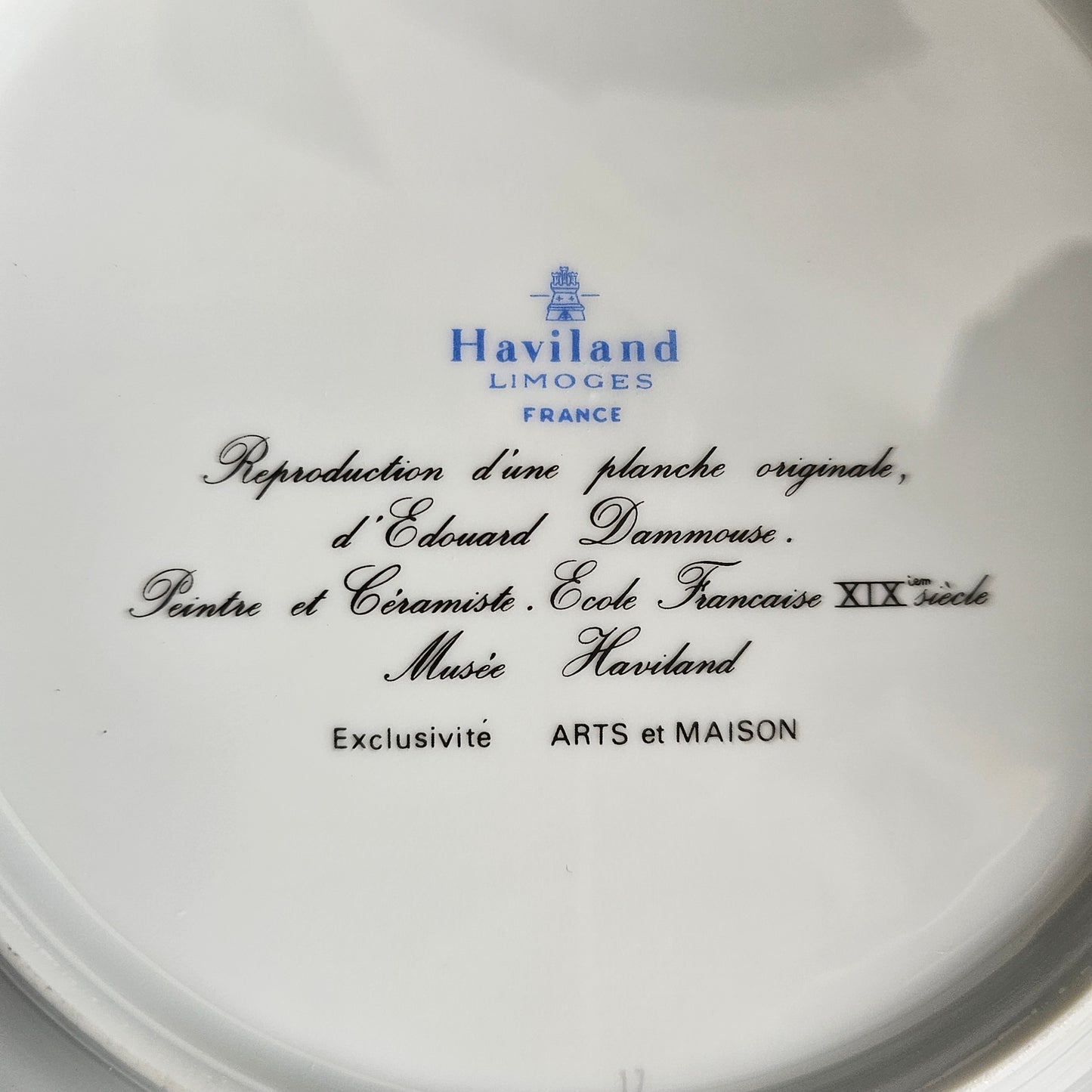 Vajilla icónica Dammouse de Haviland