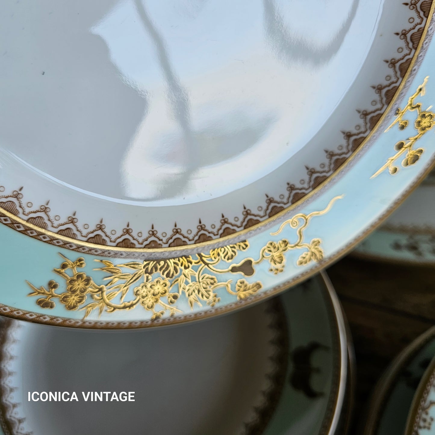 Exquisita y única vajilla Royal Worcester