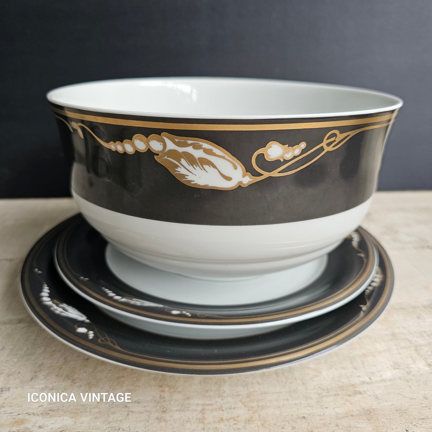 Conjunto de platos elegantes Royal Copenhagen