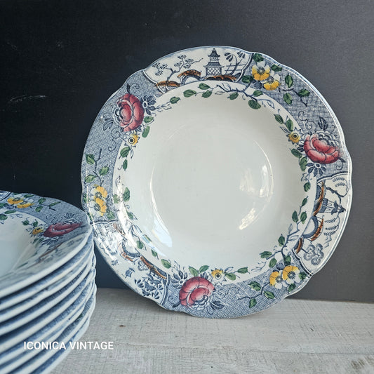 Gran juego de platos suecos década 1930