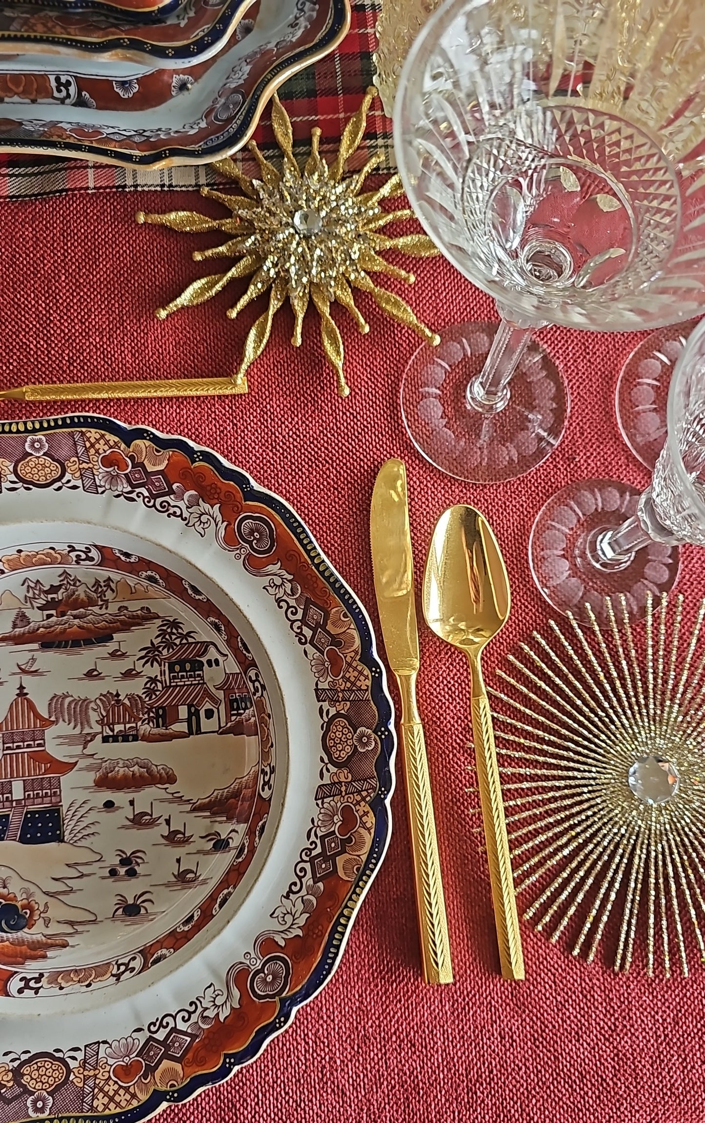 Vajilla inglesa Red Willow