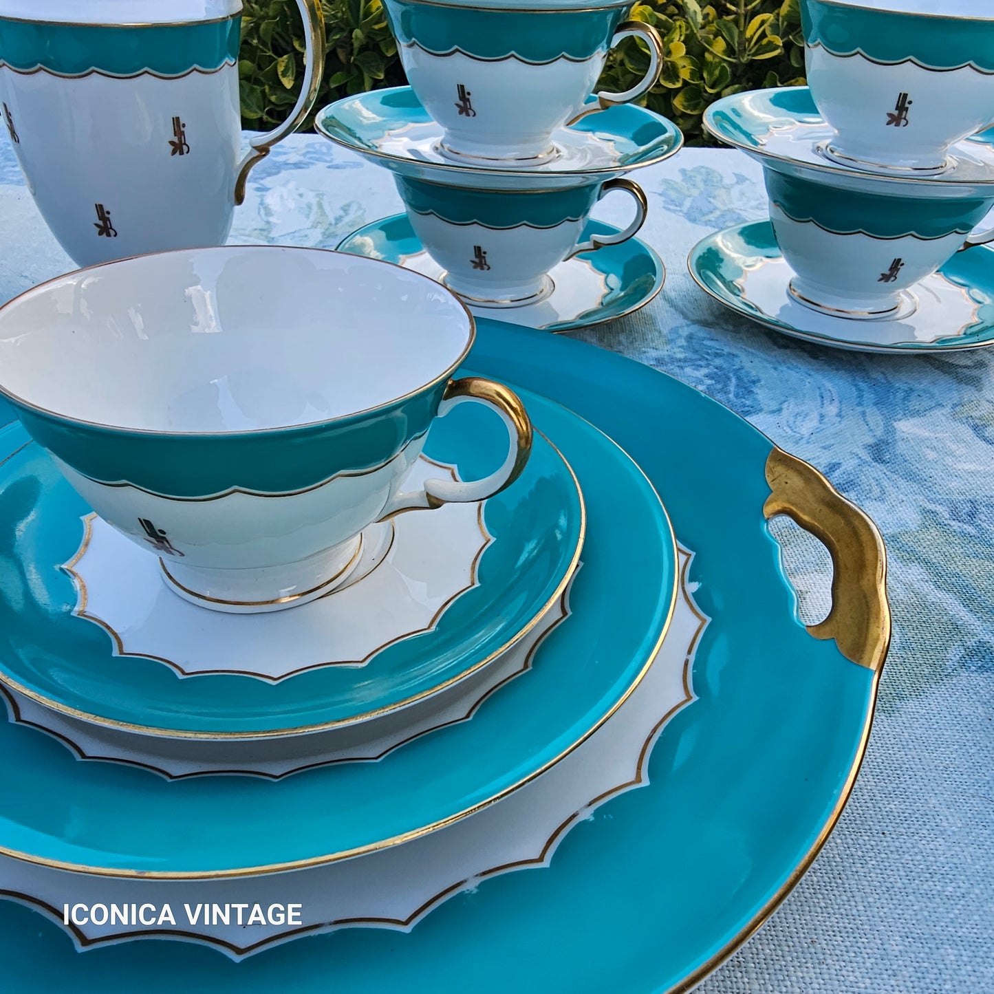 Juego completo de desayuno para 6