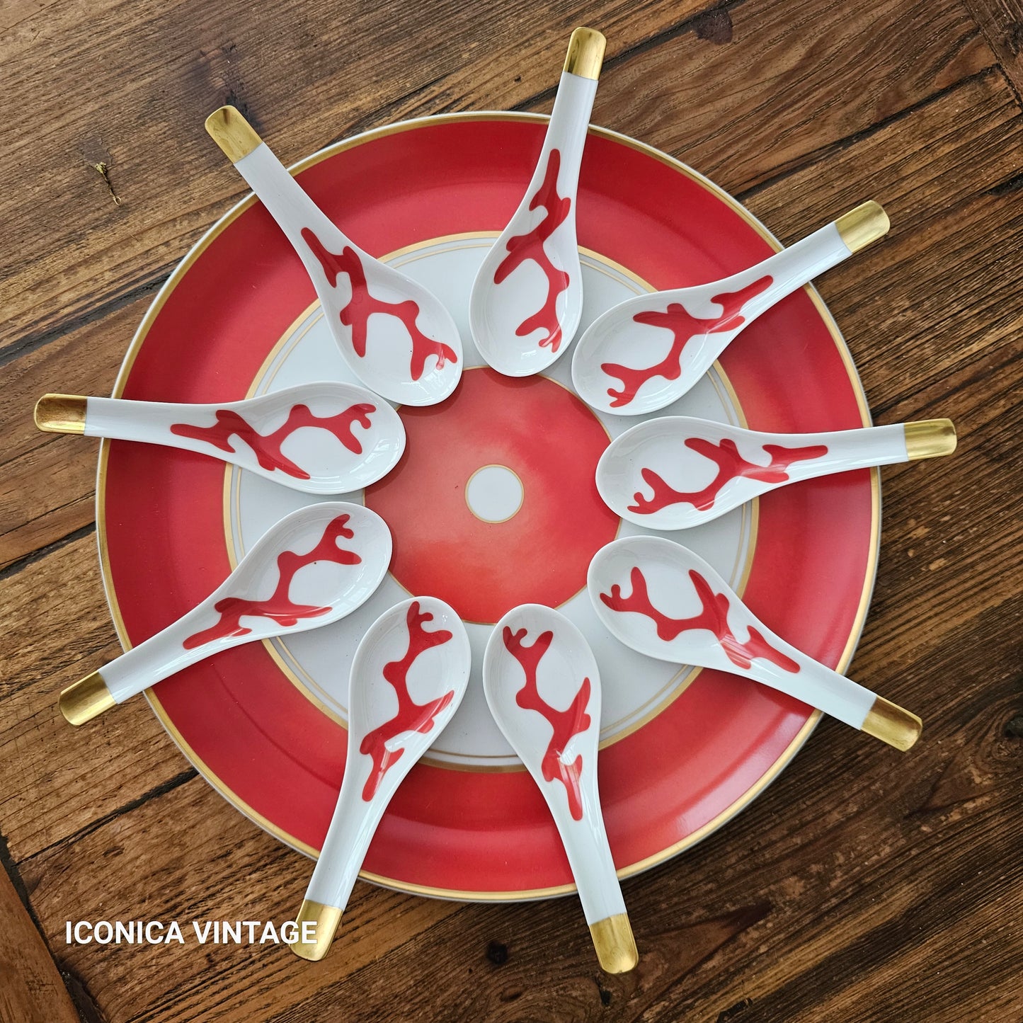 Juego de aperitivos Raynaud Cristóbal Rouge