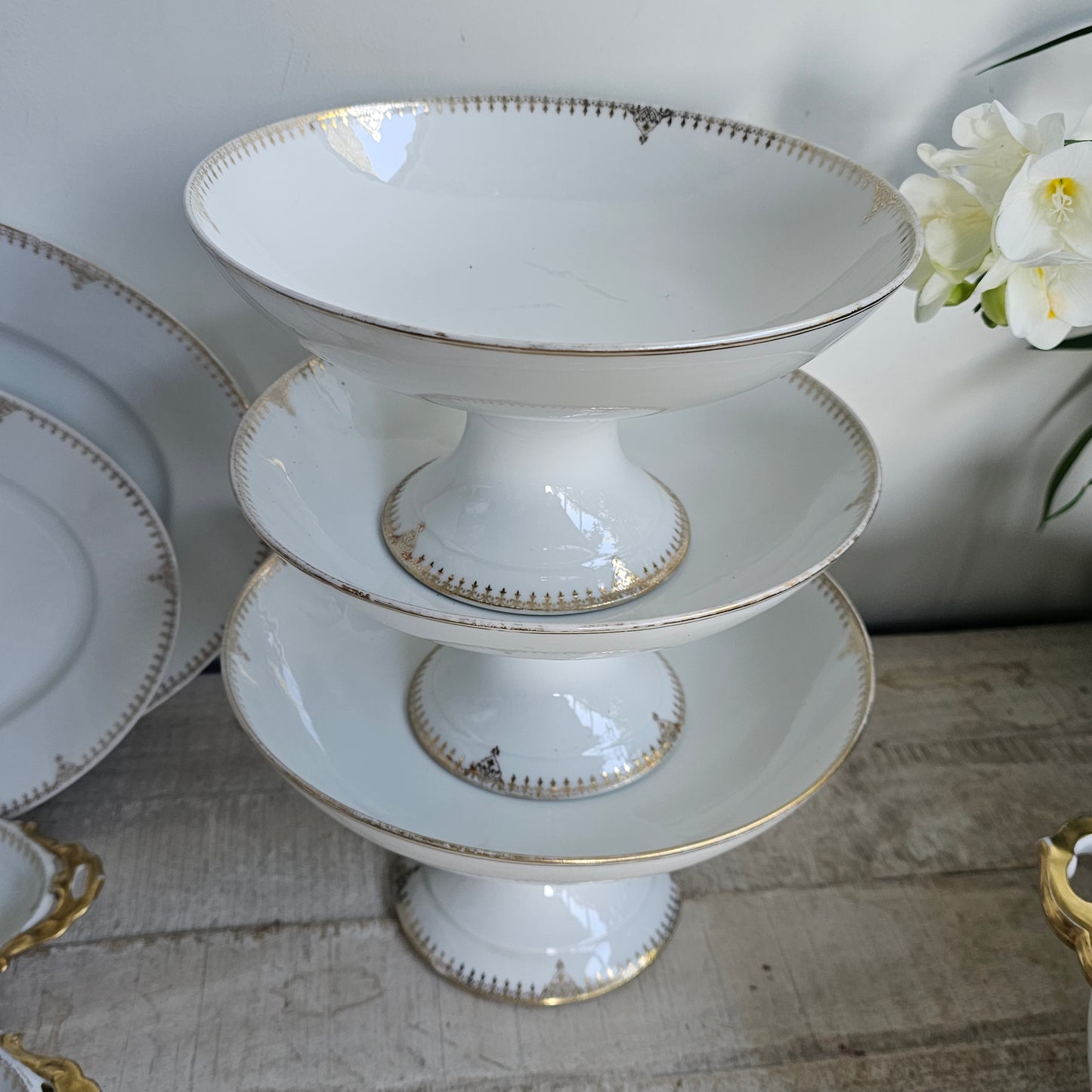 La gran vajilla de porcelana francesa