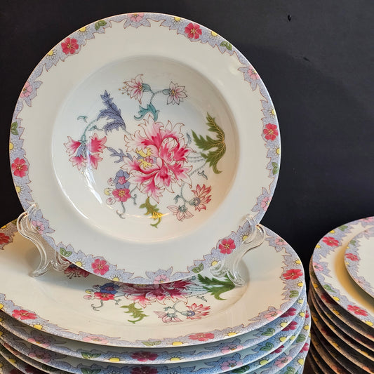 La vajilla de las peonías de Haviland