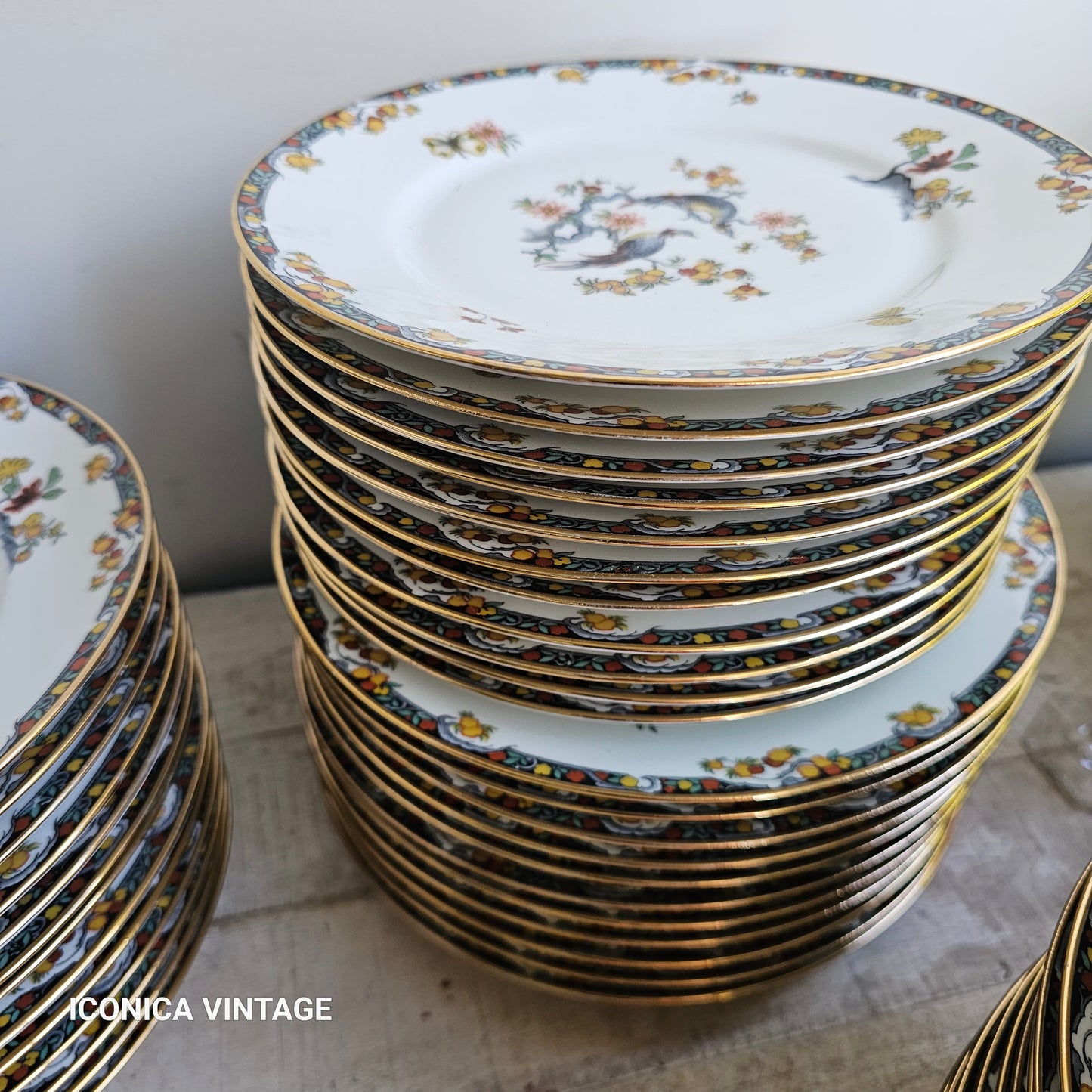 La vajilla de los pájaros en porcelana de Limoges