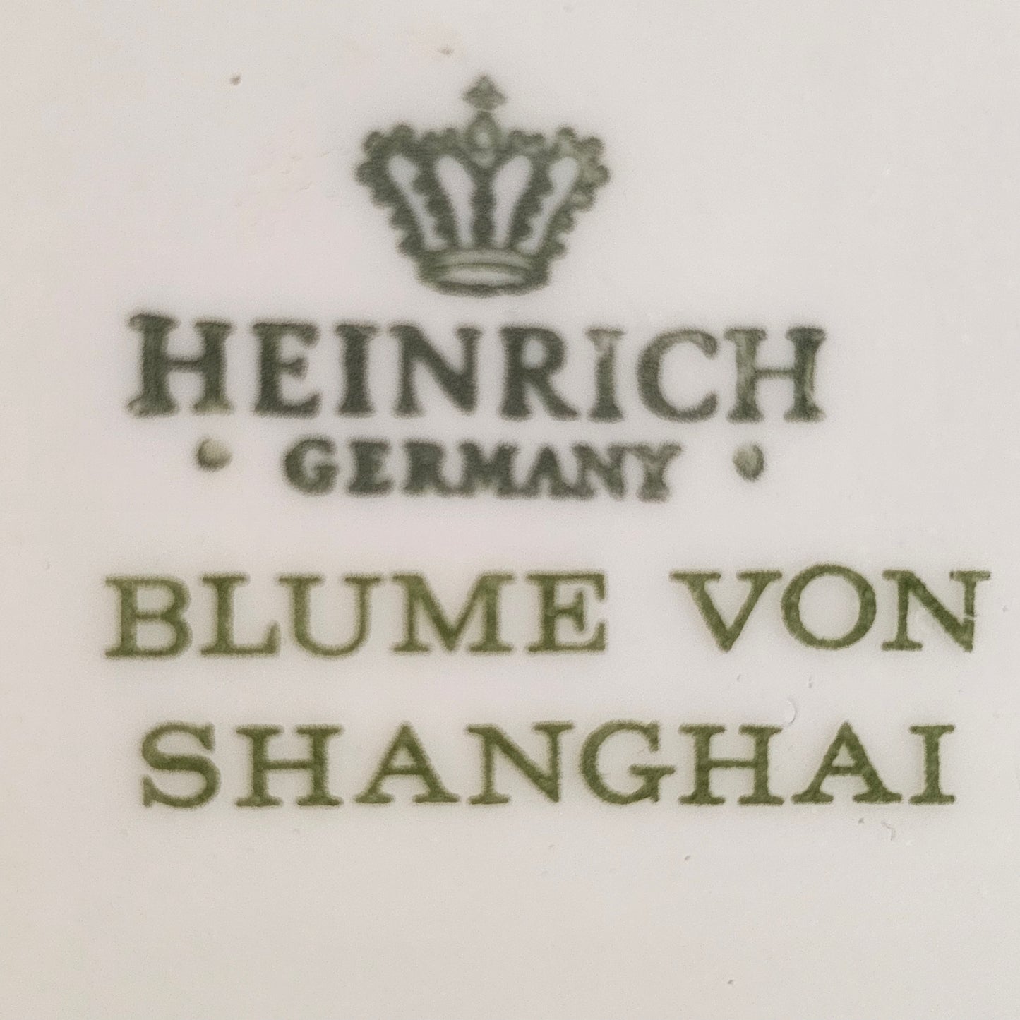 Los platos de flores de Heinrich