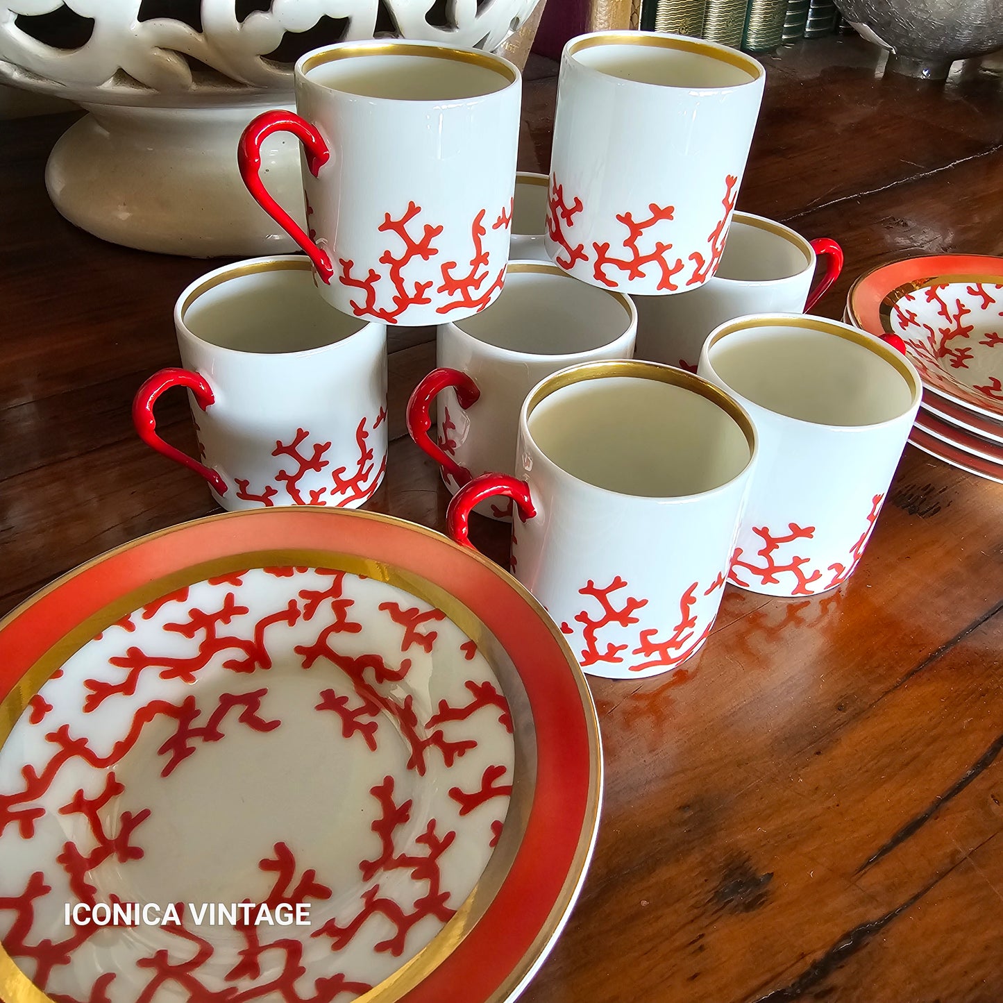 Juego de café Cristobal Rouge de Raynaud