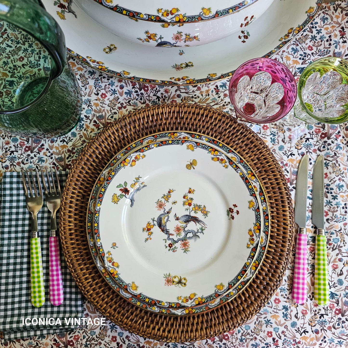 La vajilla de los pájaros en porcelana de Limoges