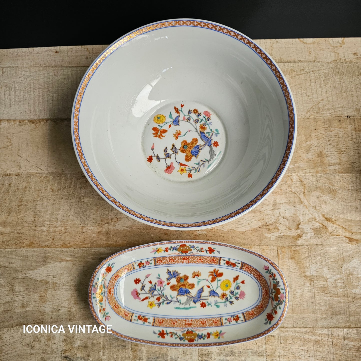Vajilla de porcelana de Limoges, Bernardaud Pondichery para 12