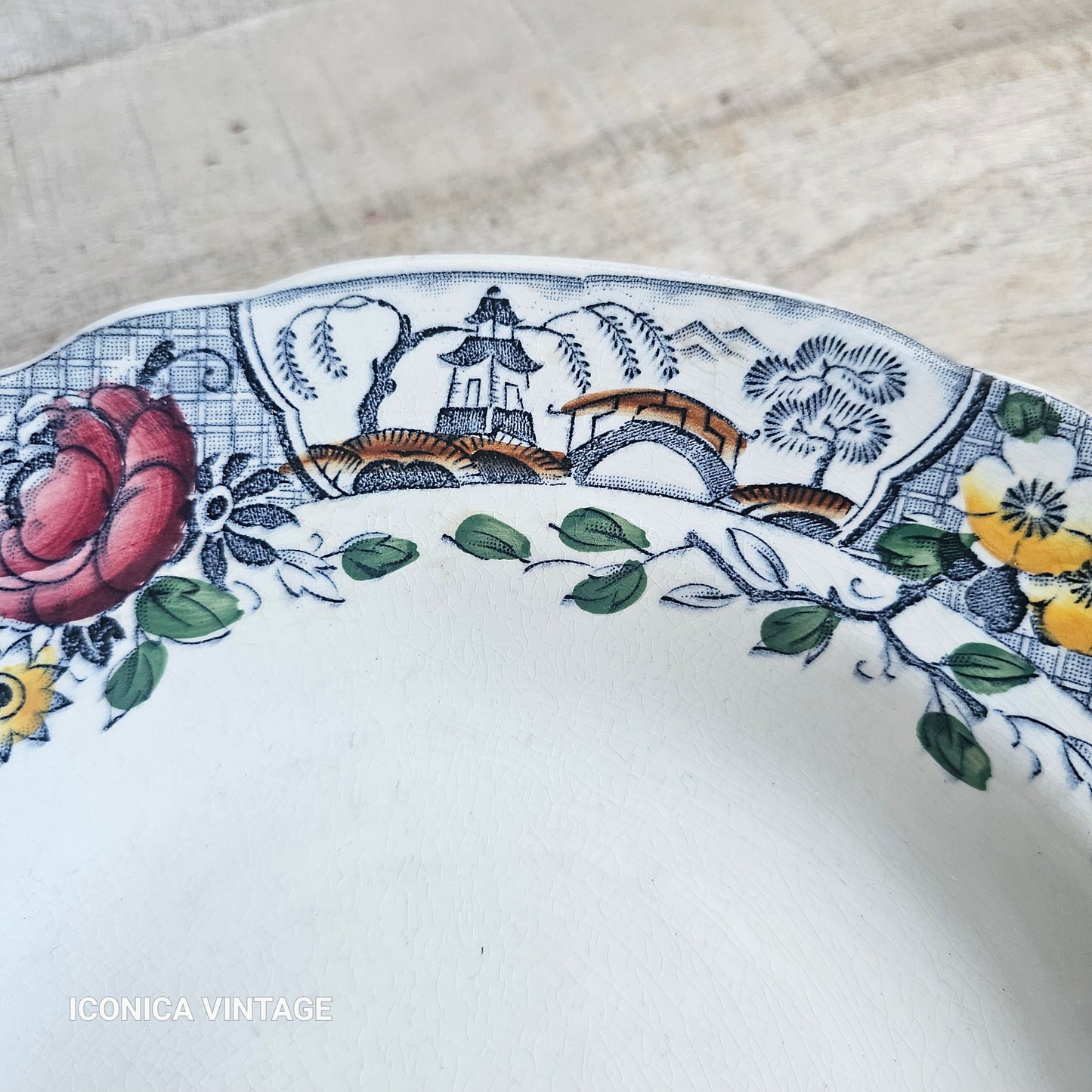 Gran juego de platos suecos década 1930