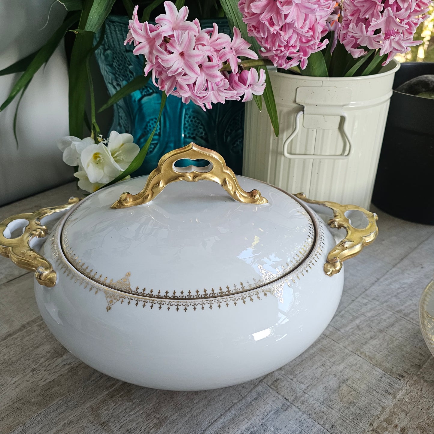 La gran vajilla de porcelana francesa