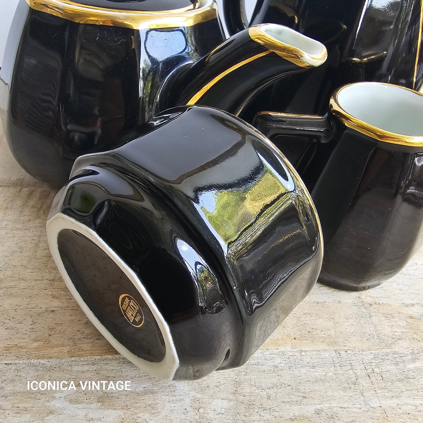 Servicio de infusiones de porcelana