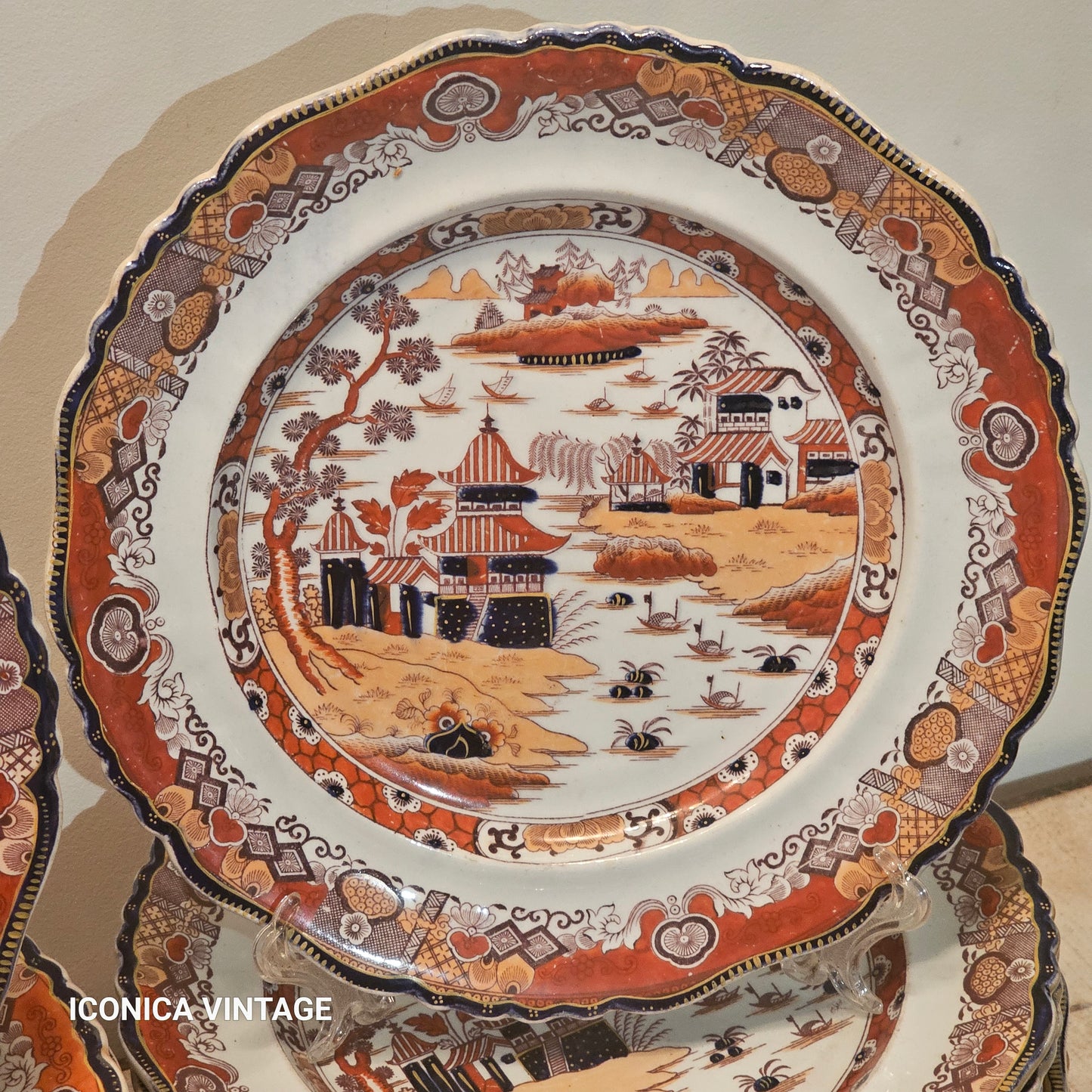 Vajilla inglesa Red Willow