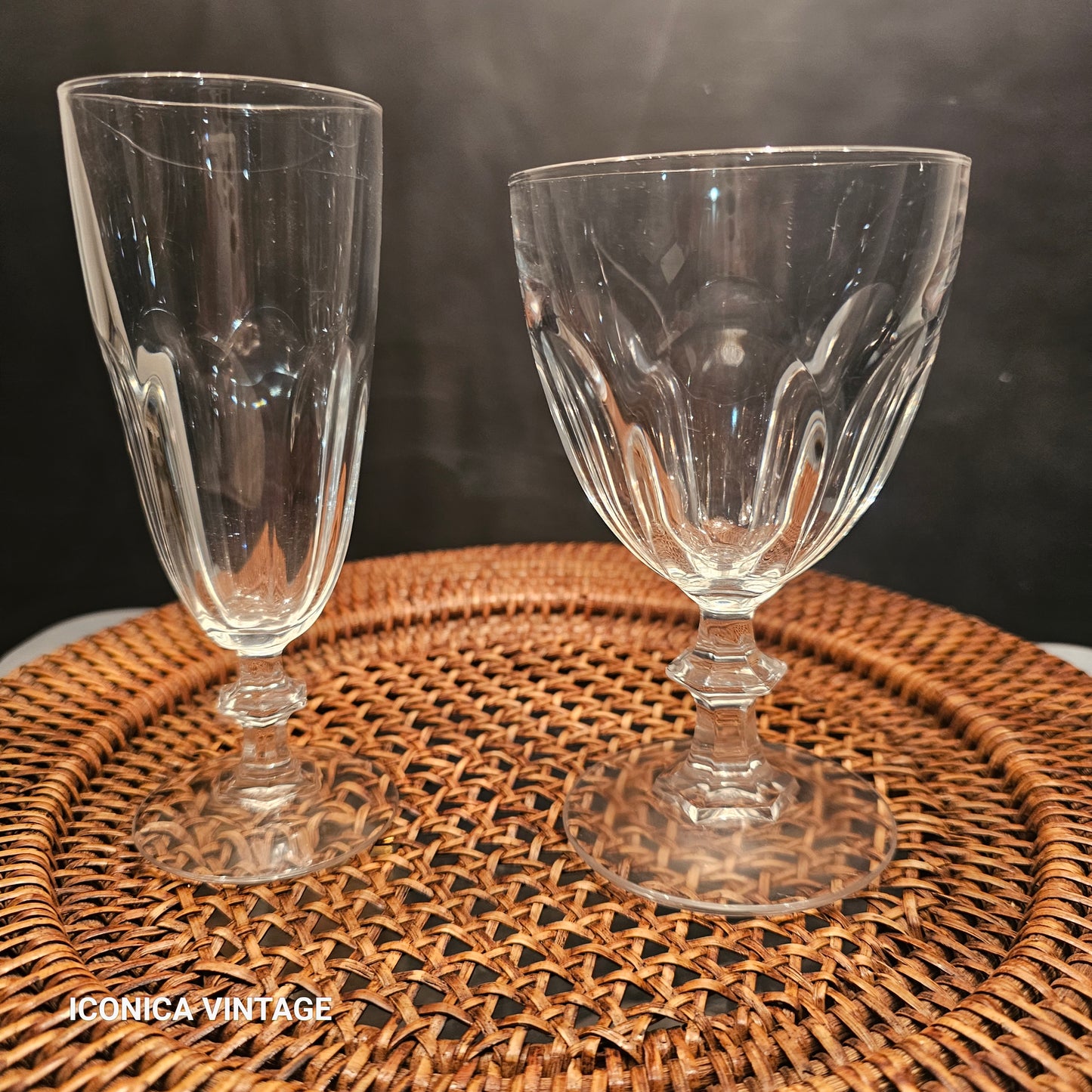 Gran cristalería al estilo Harcourt