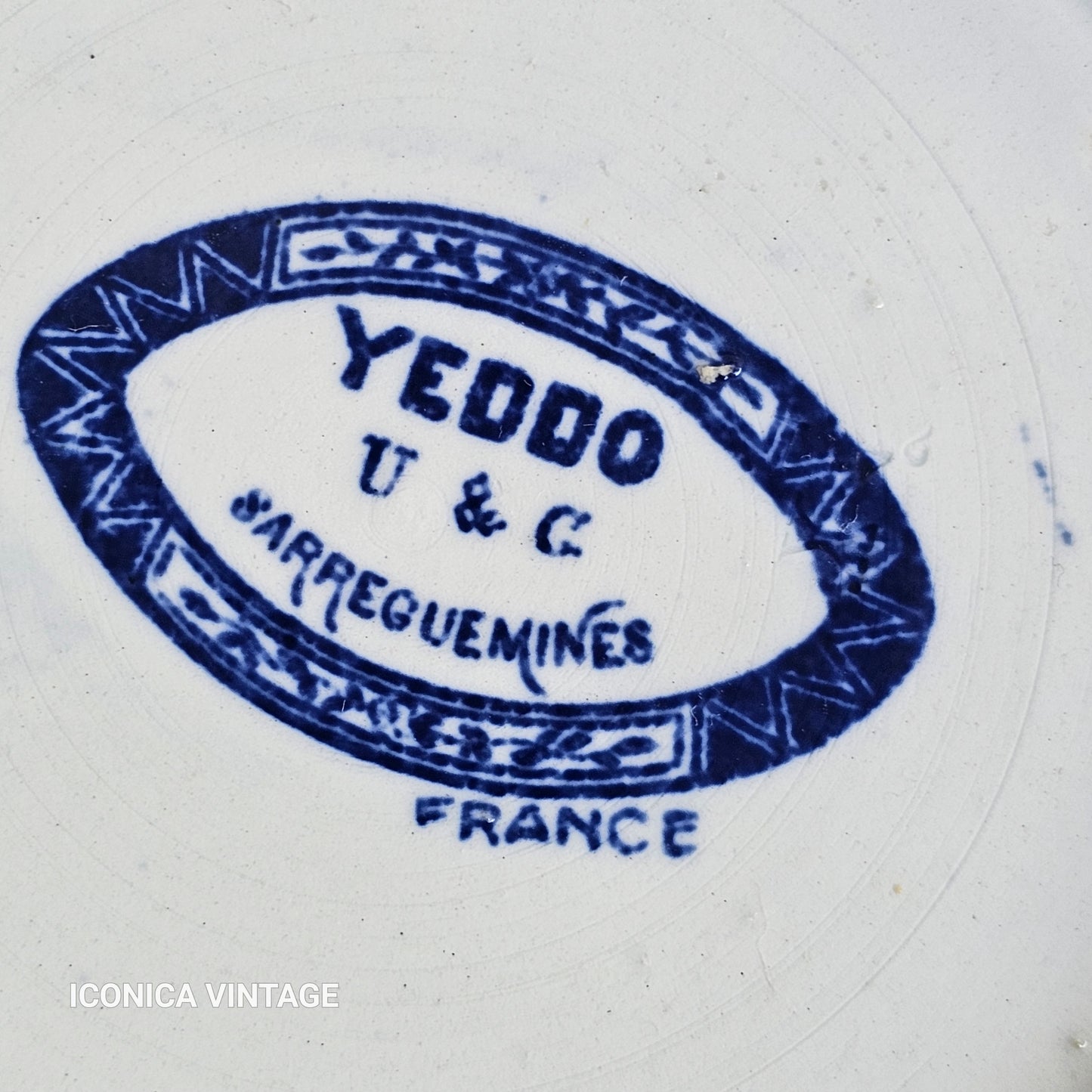 Vajilla Sarreguemines Yeddo Terre de Fer