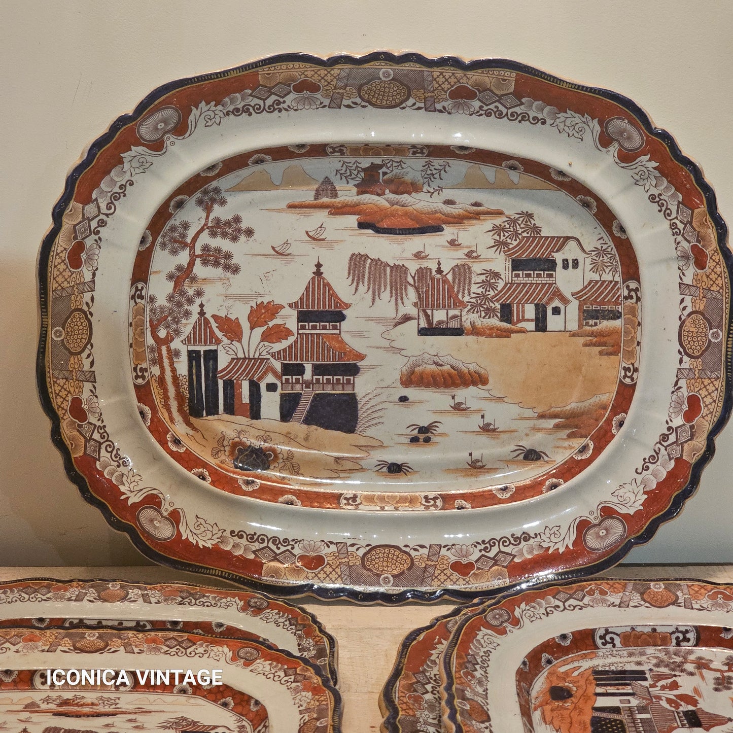 Vajilla inglesa Red Willow