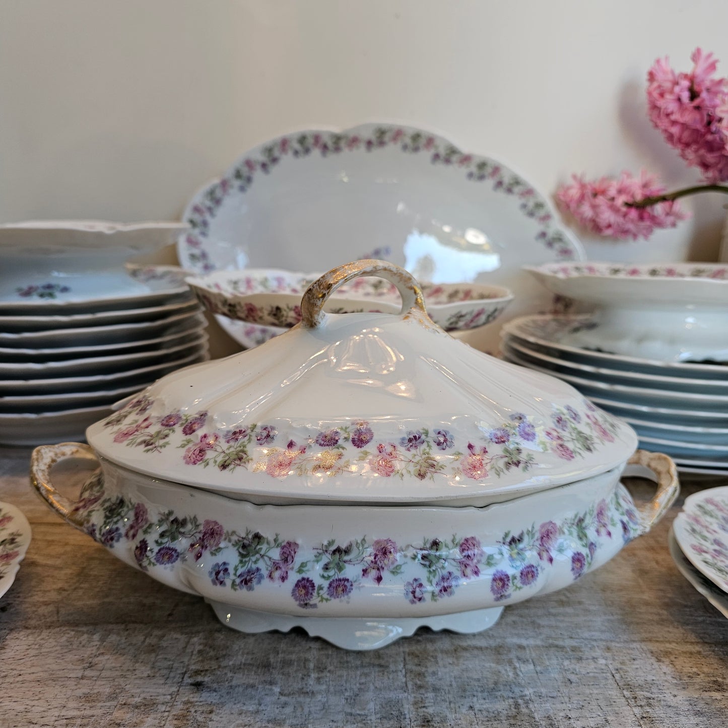 La vajilla petite fleurs de Limoges
