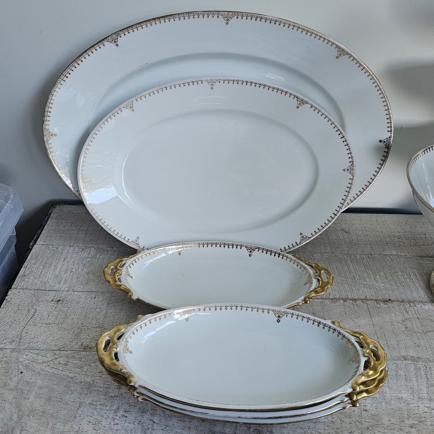 La gran vajilla de porcelana francesa