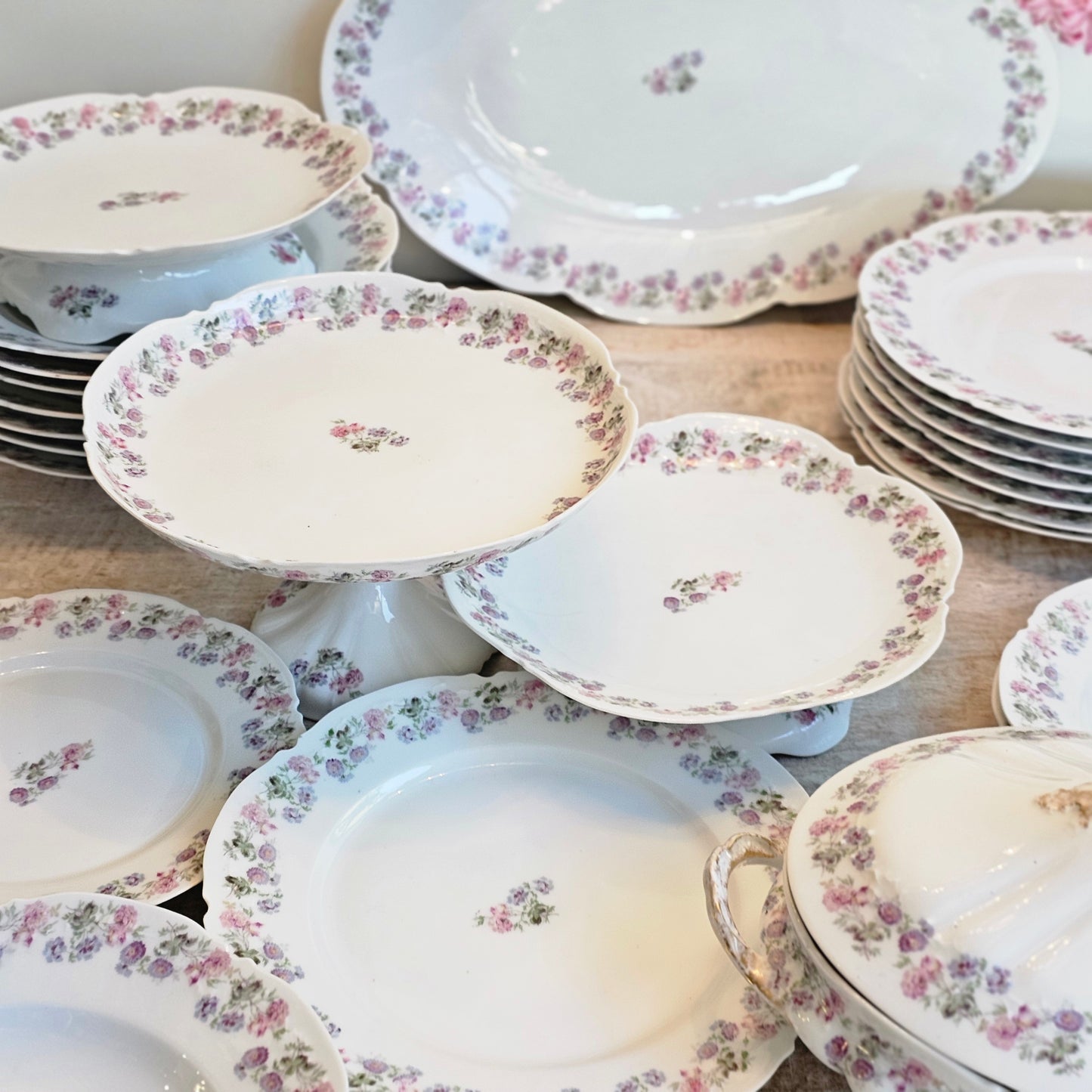 La vajilla petite fleurs de Limoges