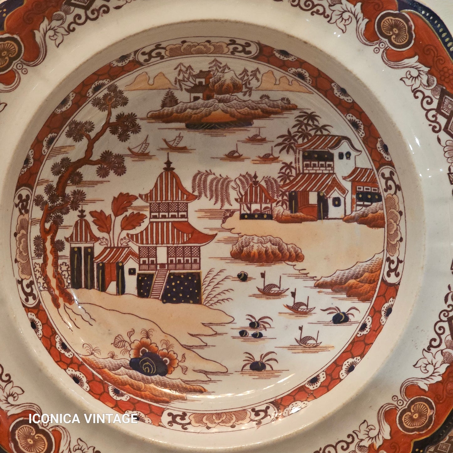 Vajilla inglesa Red Willow