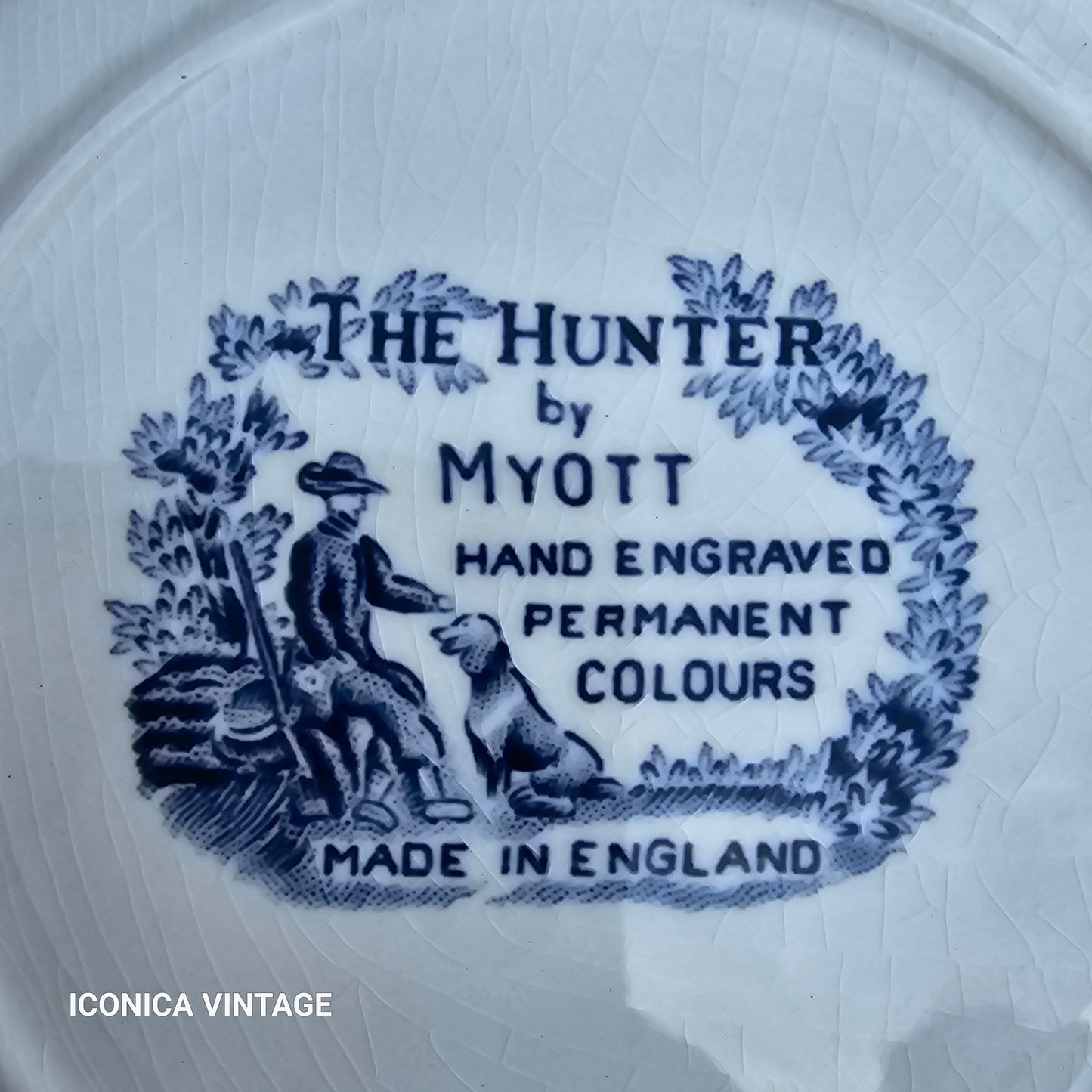 12 platos de pan Myott