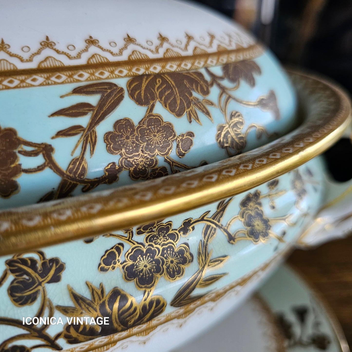 Exquisita y única vajilla Royal Worcester
