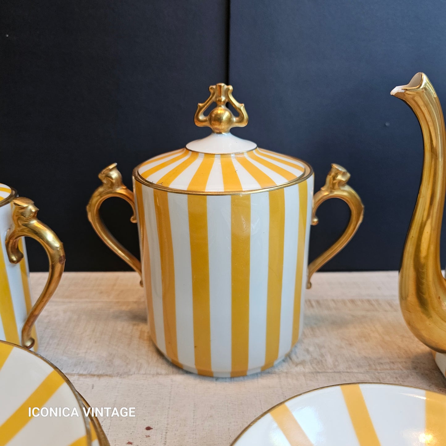 Juego de té y café Chabrol Freres et Poirier