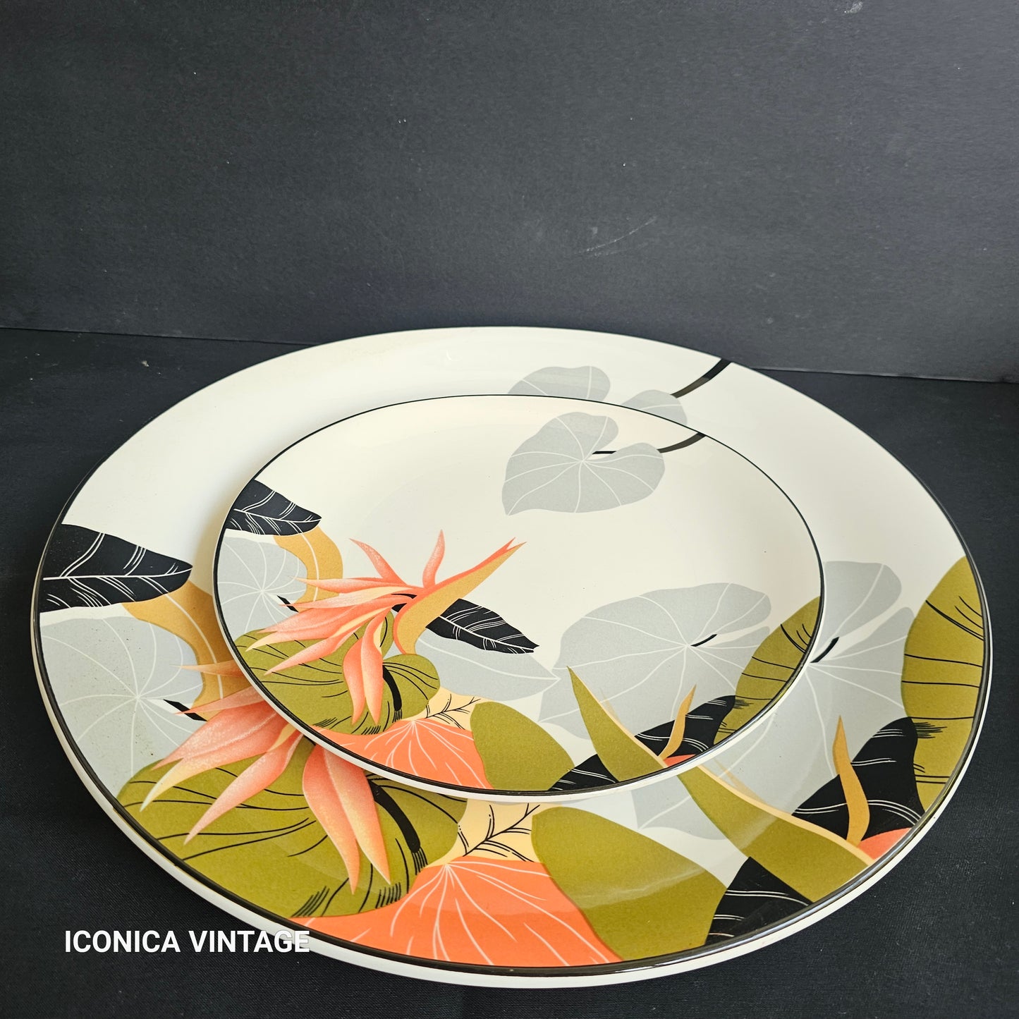Vajilla hawaiana ideal en verano, para 8