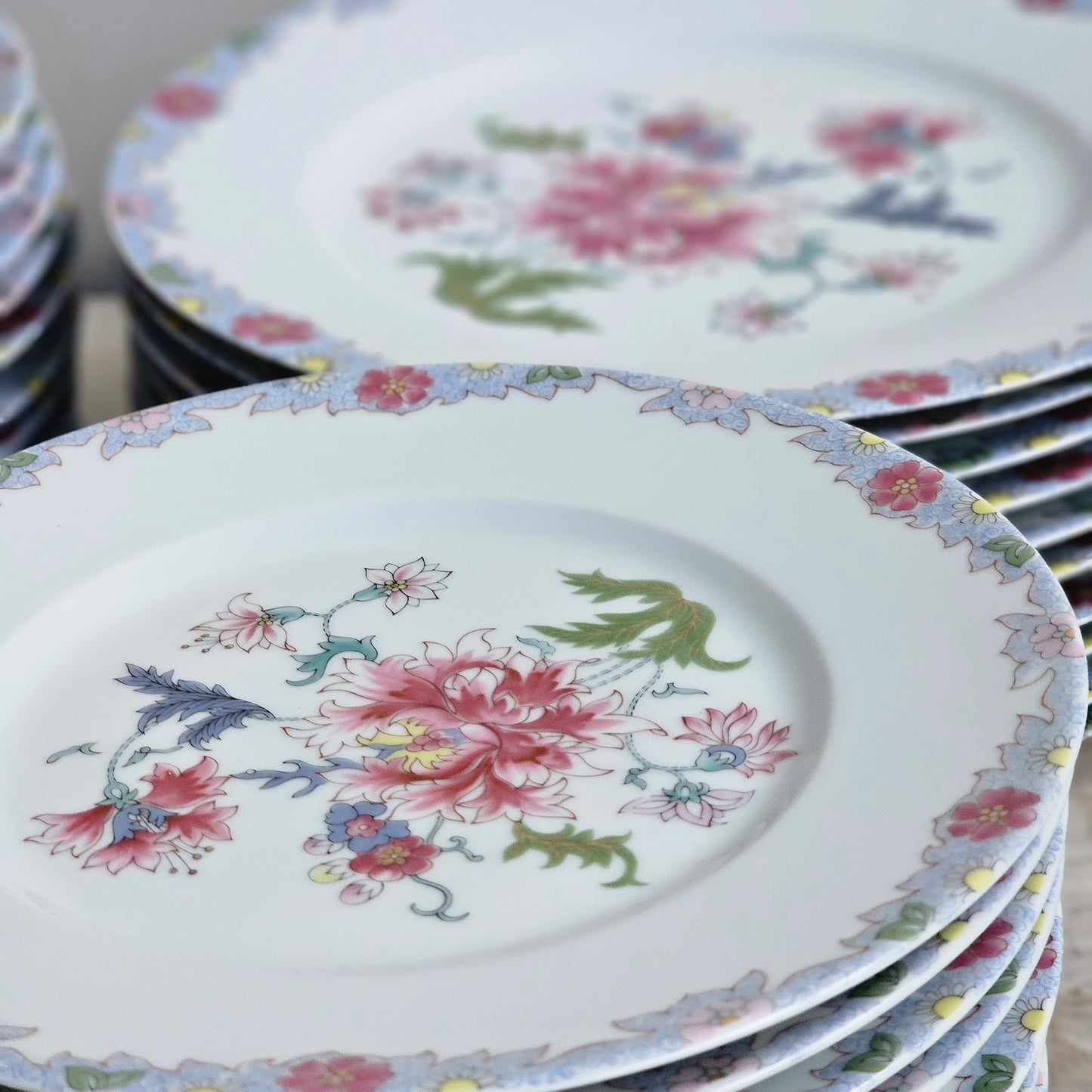 La vajilla de las peonías de Haviland