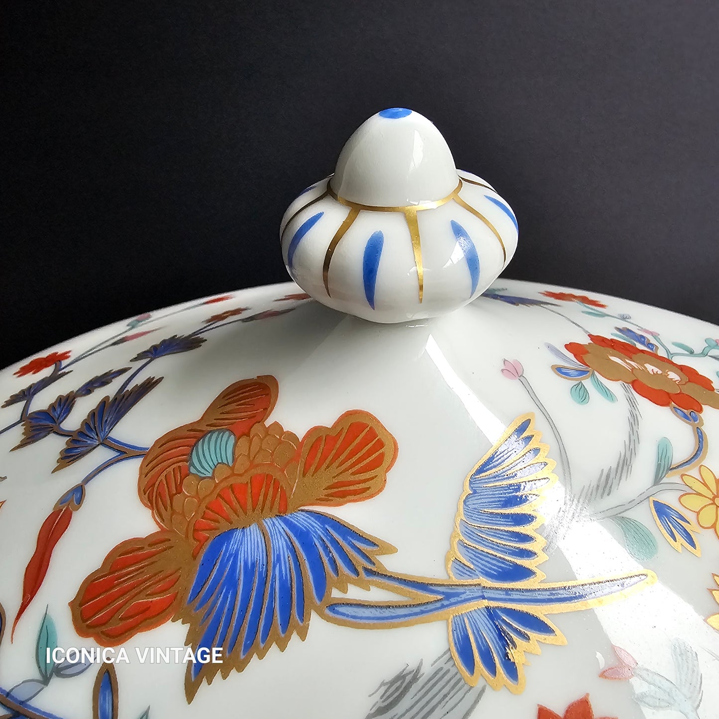 Vajilla de porcelana de Limoges, Bernardaud Pondichery para 12