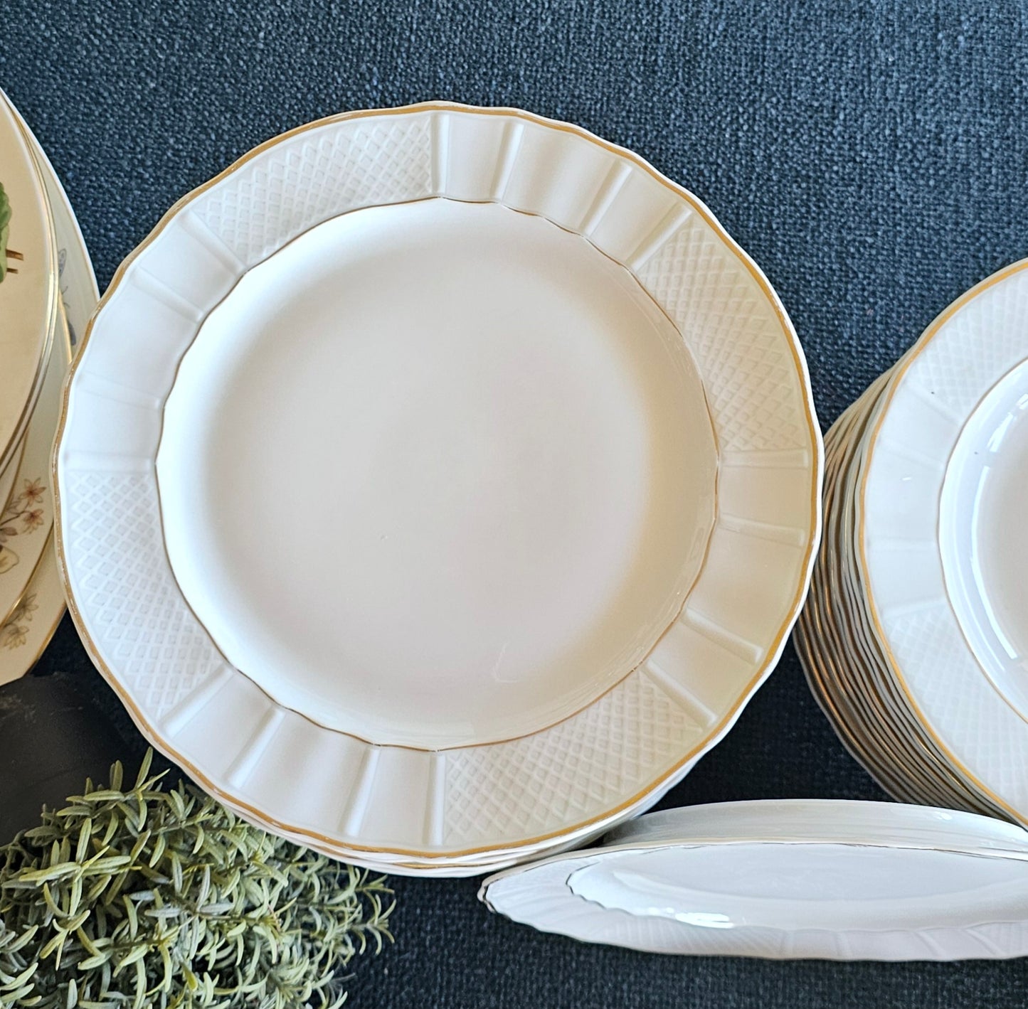 Set de platos Bernardaud Malmaison para 10