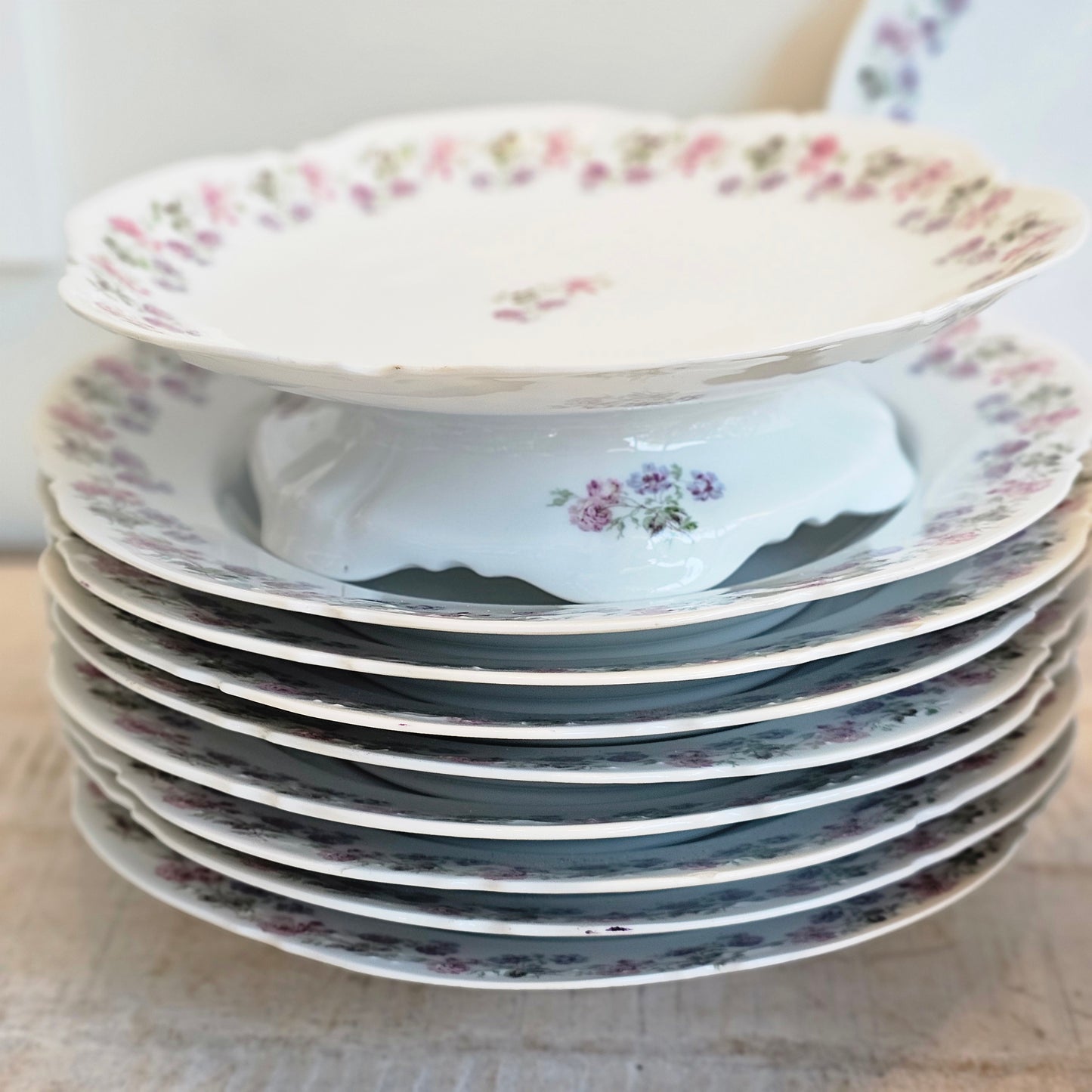 La vajilla petite fleurs de Limoges