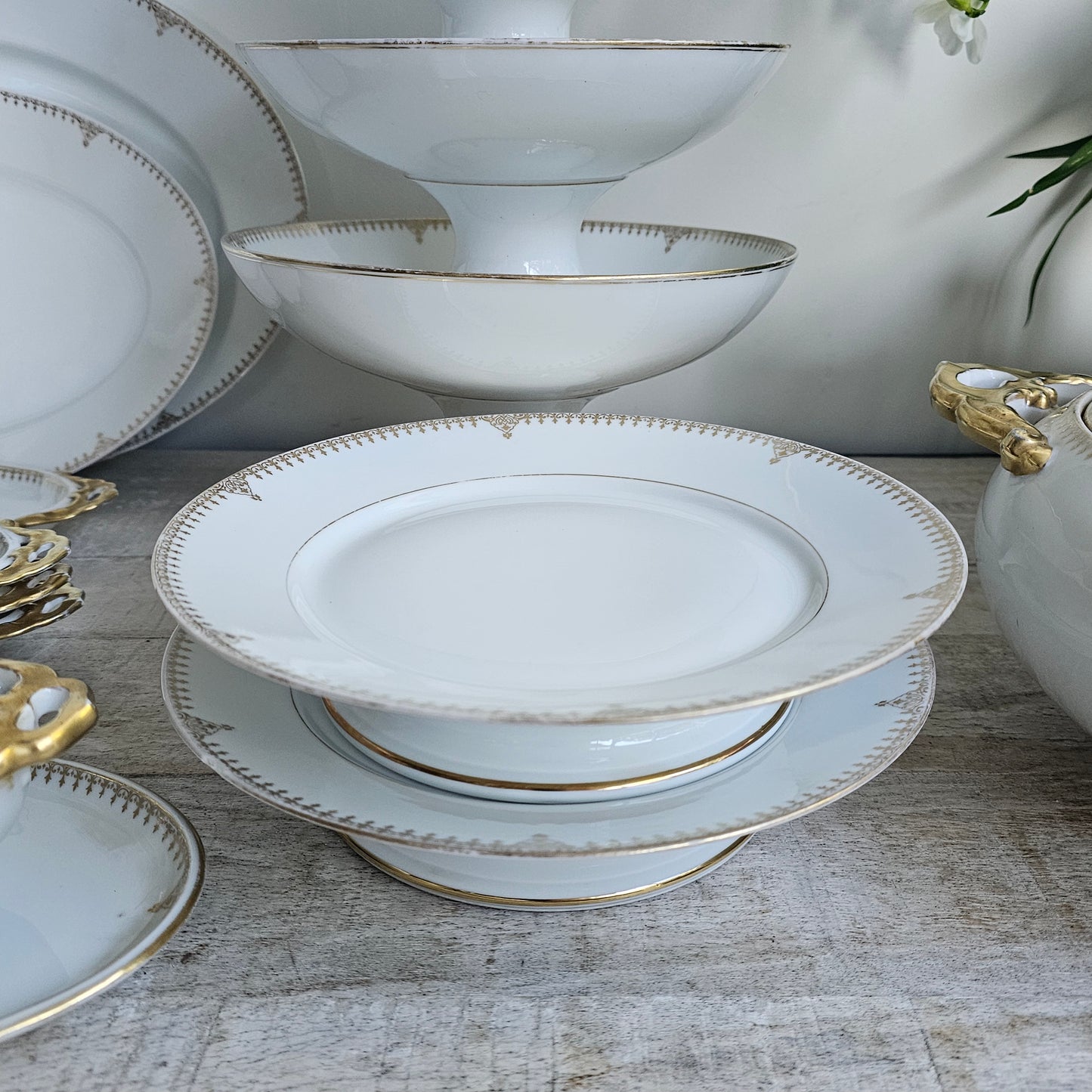 La gran vajilla de porcelana francesa