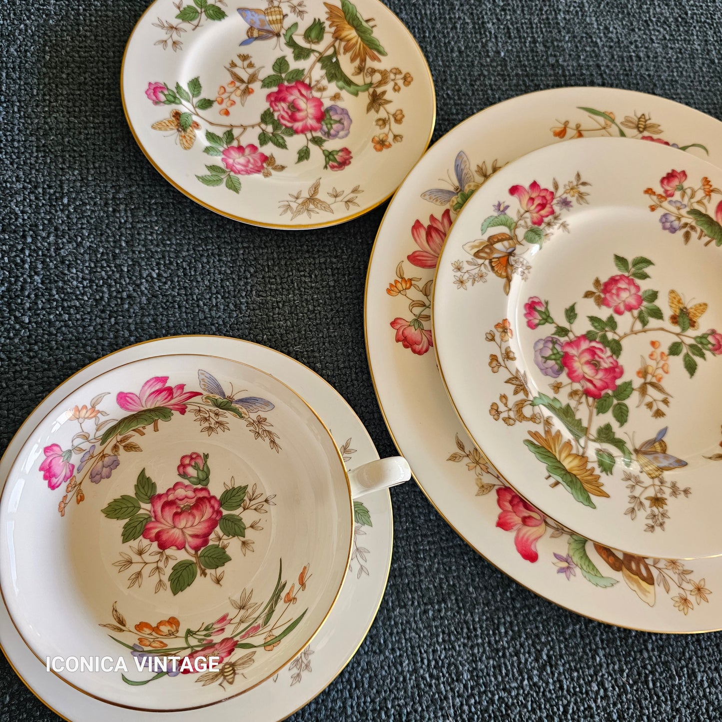 Vajilla floral de Wedgwood