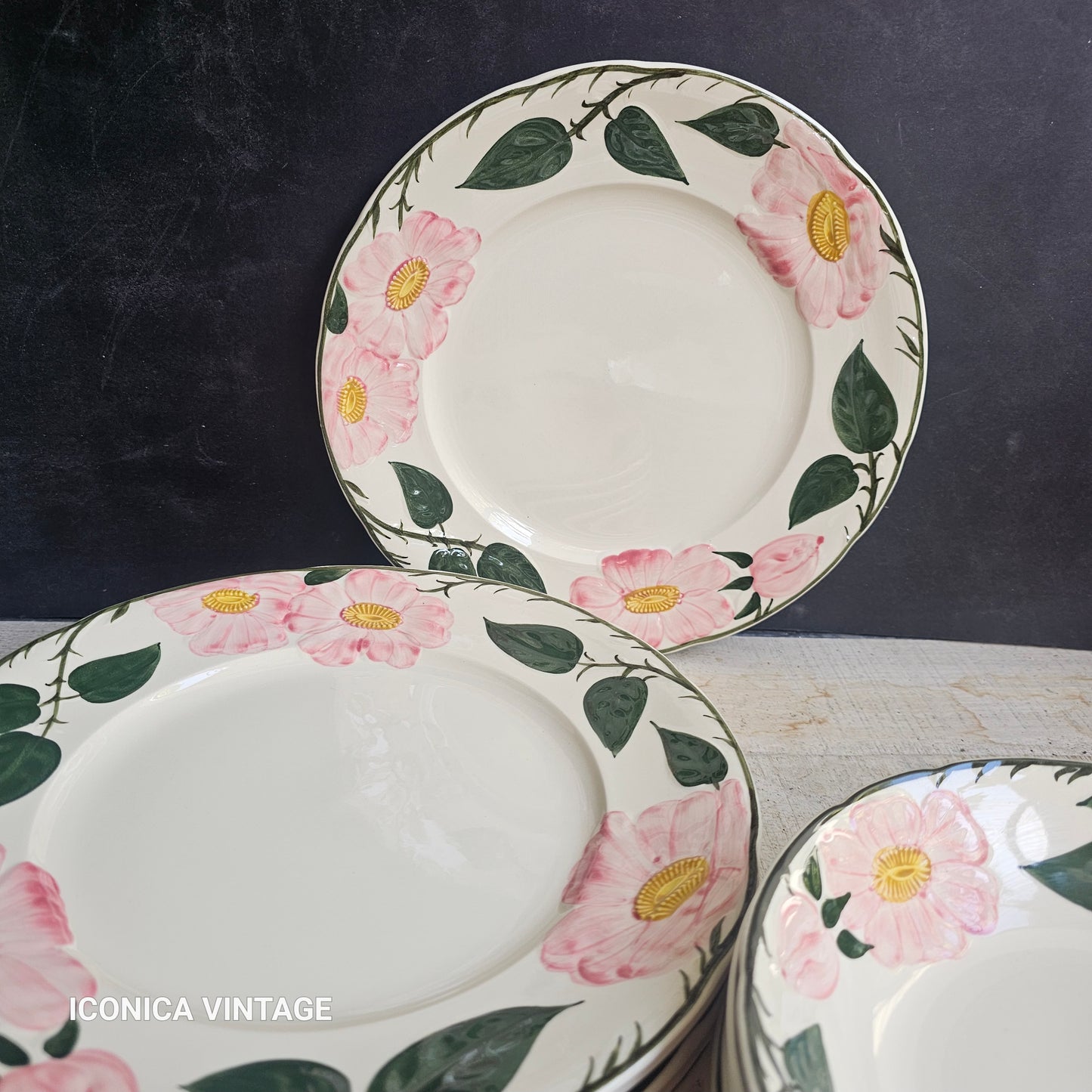 Vajilla Wild Rose de Villeroy Boch, para 6, sólo platos
