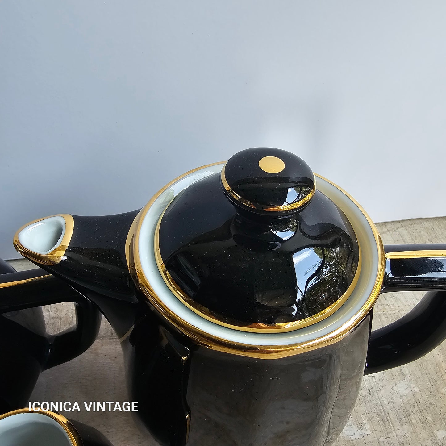 Servicio de infusiones de porcelana