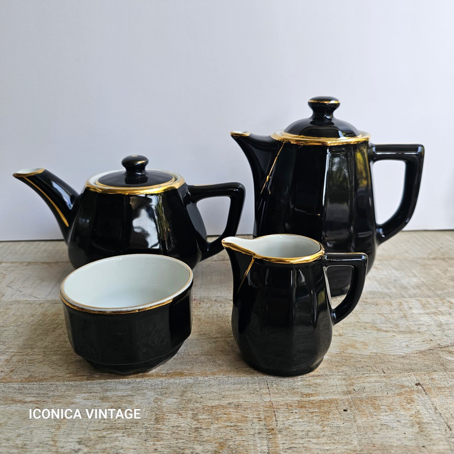 Servicio de infusiones de porcelana