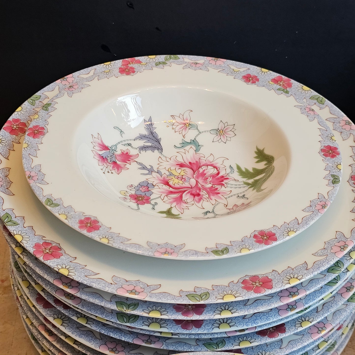 La vajilla de las peonías de Haviland