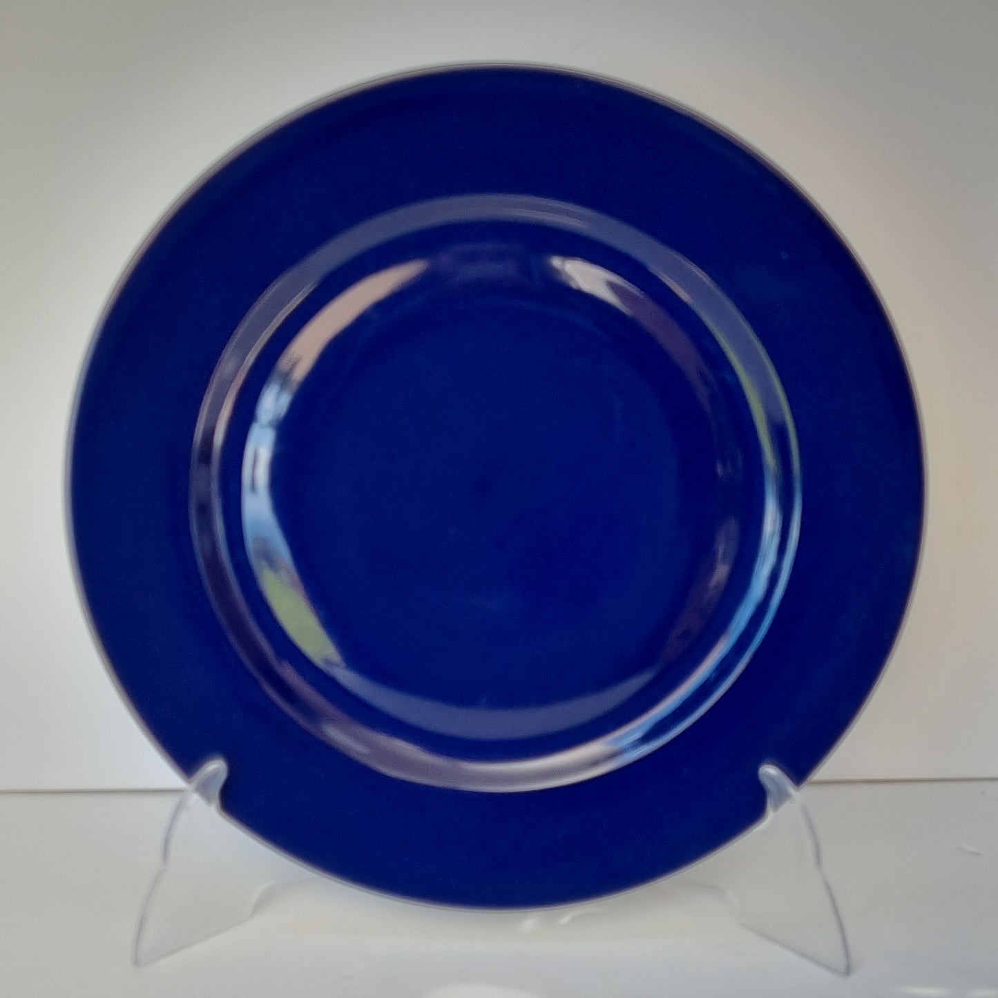 Set de 10 + 2 bajoplatos de porcelana, color azul cobalto