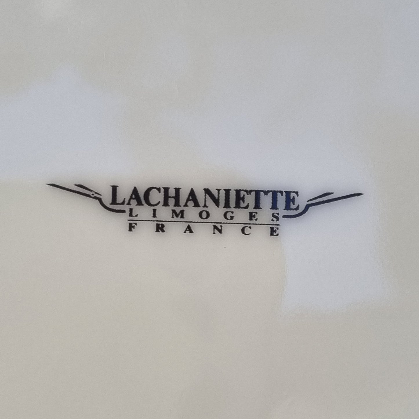 8 bajoplatos de porcelana de Limoges, Lachaniette
