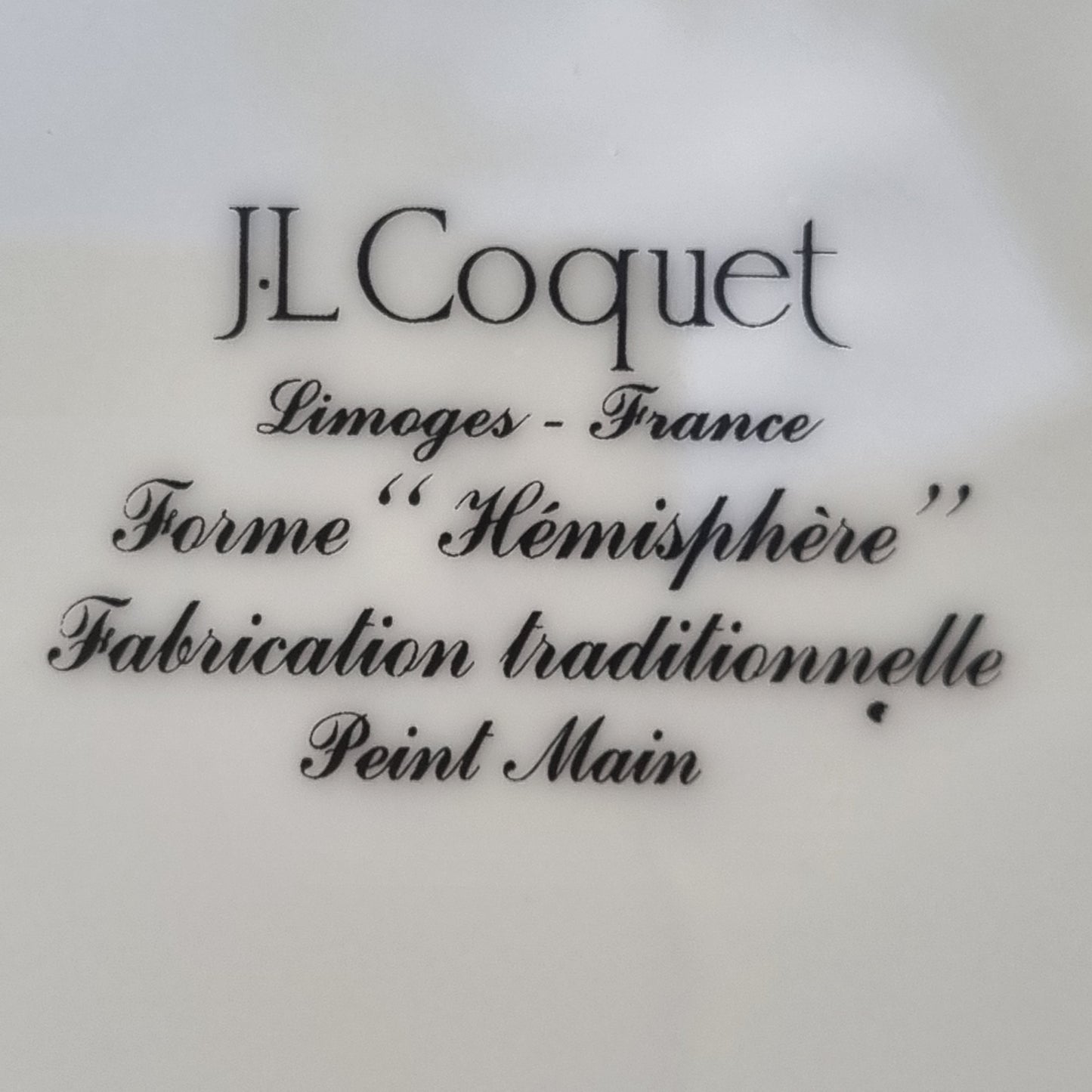 6 bajoplatos Jean Louis Coquet Hemisphere