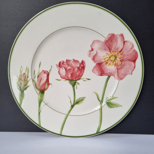 6 Bajoplatos Villeroy & Boch Flora Wildrose