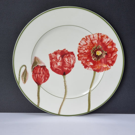 6 Bajoplatos Villeroy & Boch Flora Poppy