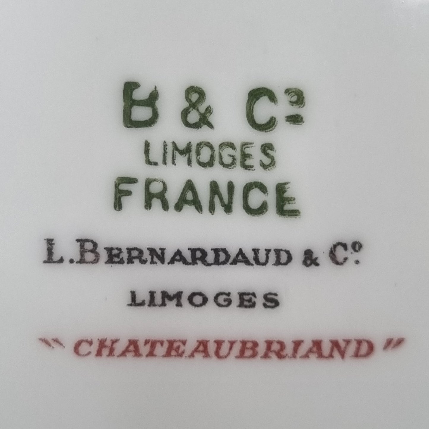 Set de 9 platos Bernardaud