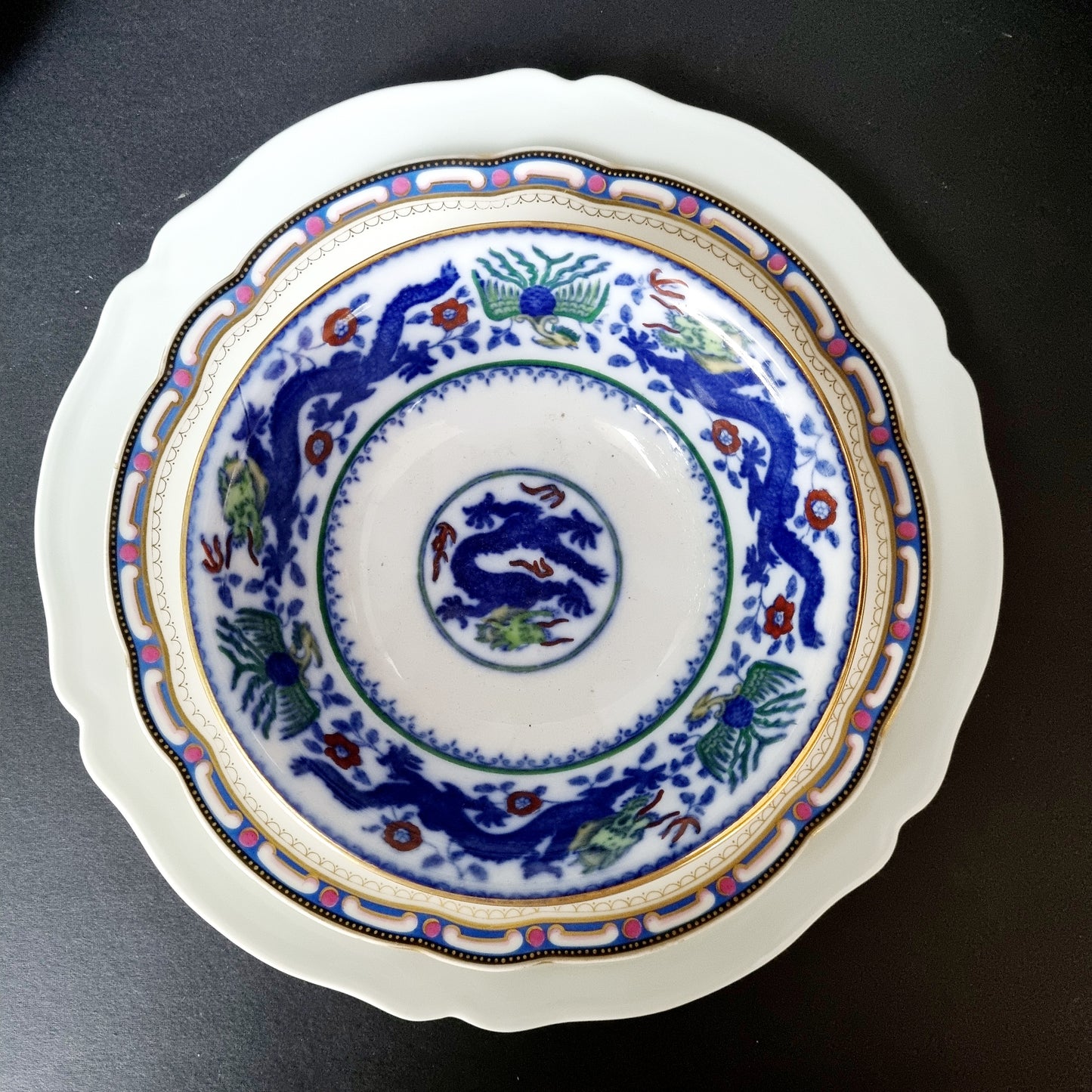 6 platos de vajilla blanca de porcelana de Limoges