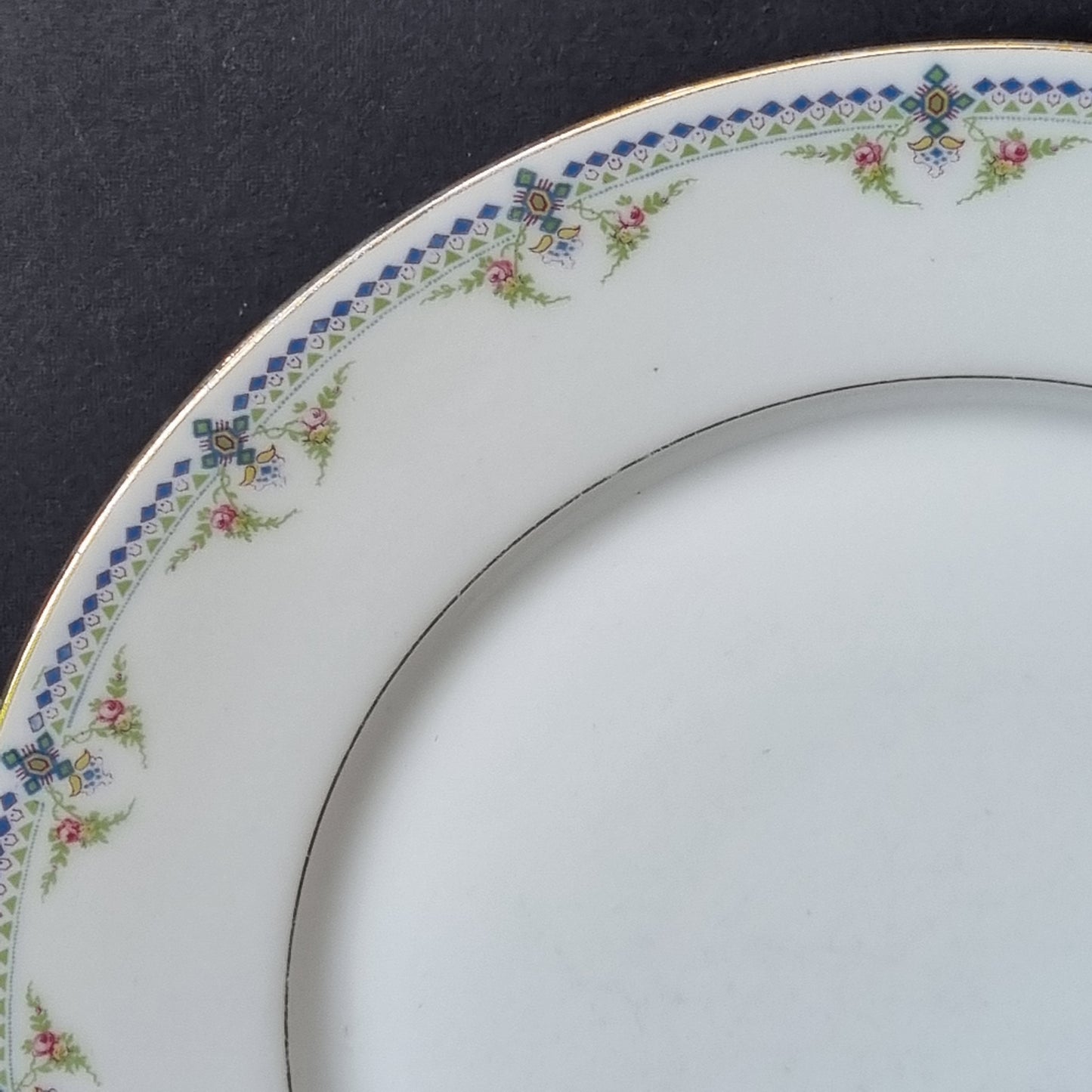 6 platos de porcelana de Limoges, Avricourt